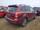 2017 Subaru Forester 2.5i Touring Красный vin: JF2SJATC0HH401824