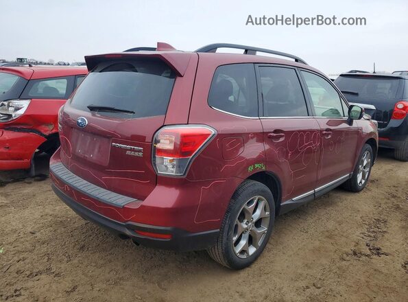 JF2SJATC0HH401824 2017 SUBARU FORESTER 2.5I TO Красный Задняя правая четверть