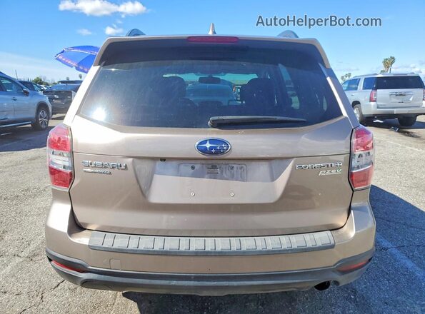 JF2SJAVC4GH518298 2016 SUBARU FORESTER 2.5I TO Коричневый Вид сзади