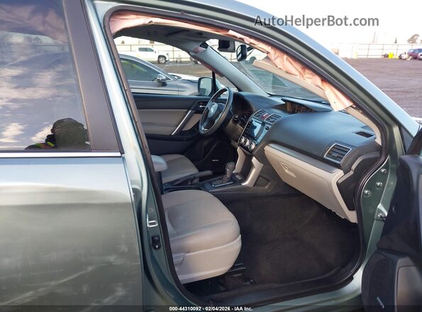 JF2SJAVC5GH507374 2016 SUBARU FORESTER 2.5I TO Серый Вид салона спереди