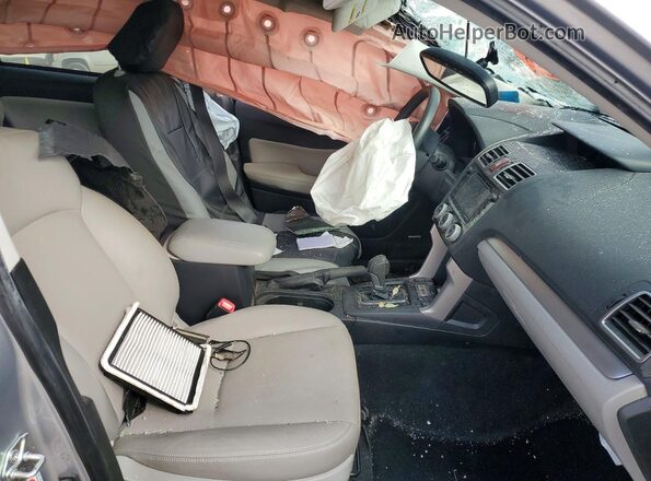 JF2SJAVC8GH460616 2016 SUBARU FORESTER 2.5I TO Серебряный Вид салона спереди