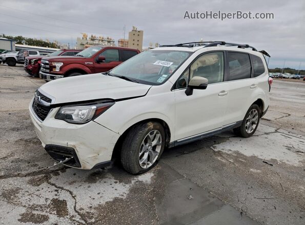 JF2SJAWC0JH452872 2018 SUBARU FORESTER 2.5I TO White Vista tres cuartos delantera izquierda
