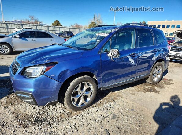 JF2SJAWC4HH454117 2017 SUBARU FORESTER 2.5I TO Синий Передняя левая четверть