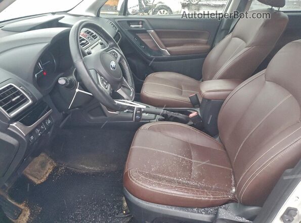 JF2SJAWC9JH410264 2018 SUBARU FORESTER 2.5I TO White Widok wnętrza z przodu