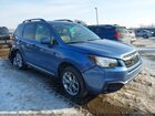 2018 Subaru Forester 2.5i Touring Blue vin: JF2SJAWC9JH482386