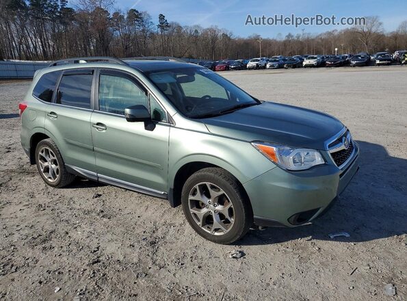 JF2SJAXC2GH439533 2016 SUBARU FORESTER 2.5I TO Зеленый Передняя правая четверть