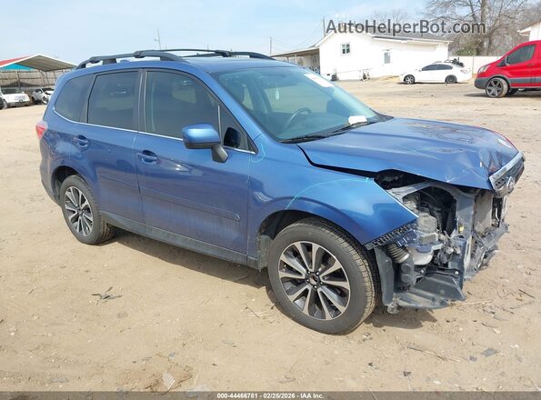JF2SJGEC3JH414802 2018 SUBARU FORESTER2. Синий Передняя правая четверть