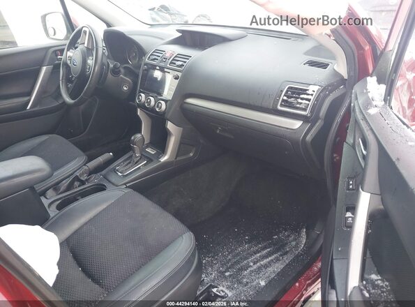 JF2SJGEC5HH478169 2017 SUBARU FORESTER2. Красный Вид салона спереди