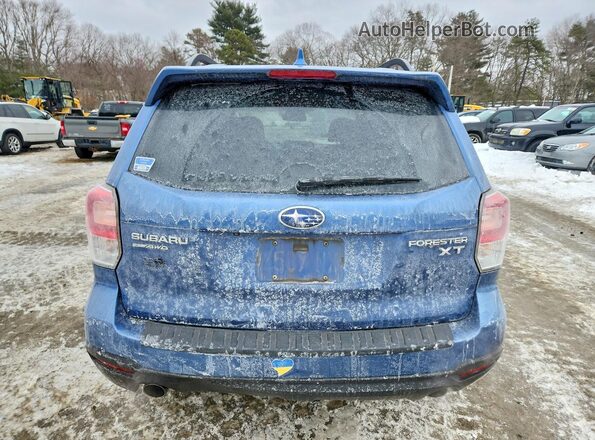 JF2SJGEC8HH418273 2017 SUBARU FORESTER2. Blue Вид ззаду