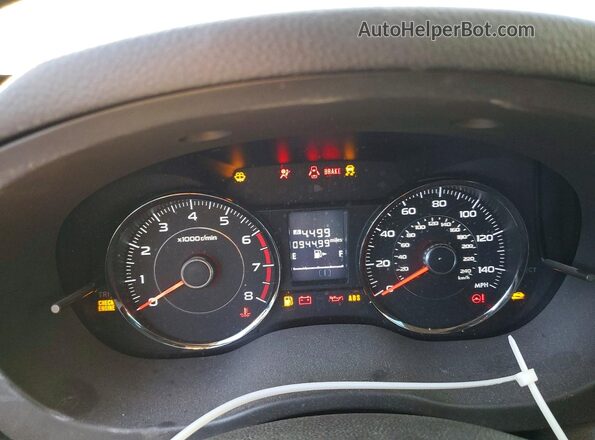 JF2SJGVC2GH447069 2016 SUBARU FORESTER2. Белый Вид щитка приборов
