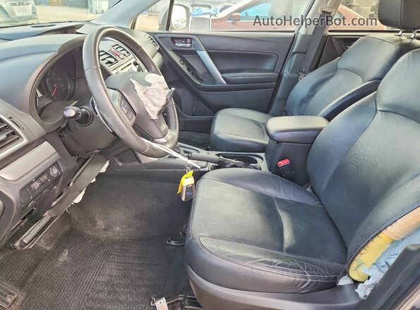 JF2SJGVC9GH412495 2016 SUBARU FORESTER2. Silver Vista interior delantera