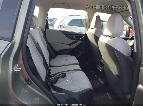 JF2SKACC2KH504411 2019 SUBARU FORESTER Green VIN კოდის სტიკერის ხედი