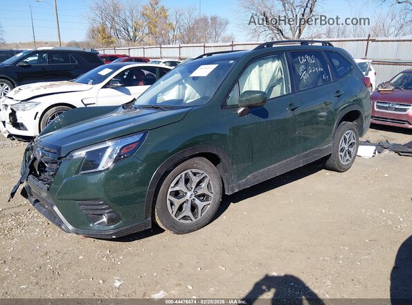 JF2SKADC5RH494319 2024 SUBARU FORESTER Green Vista tres cuartos delantera izquierda