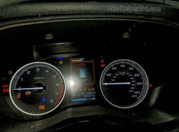 JF2SKADC6PH548689 2023 SUBARU FORESTER Черный Вид щитка приборов