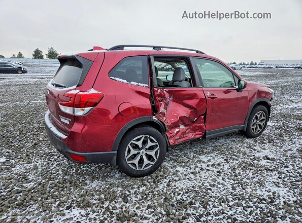 JF2SKAEC0KH564765 2019 SUBARU FORESTER Красный Задняя правая четверть