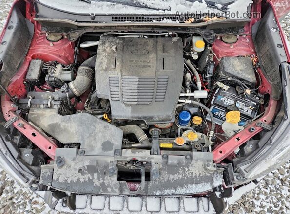 JF2SKAEC0KH564765 2019 SUBARU FORESTER Красный Вид подкапотного пространства