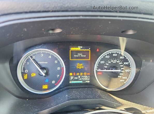 JF2SKAEC0NH419441 2022 SUBARU FORESTER Black Вид щитка приладів