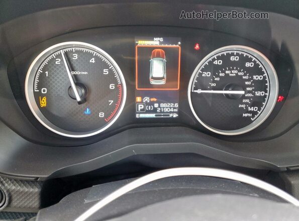 JF2SKALC2RH456550 2024 SUBARU FORESTER White Widok zestawu wskaźników