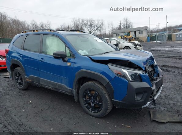 JF2SKAMC2NH418955 2022 SUBARU FORESTER Blue Przód prawy