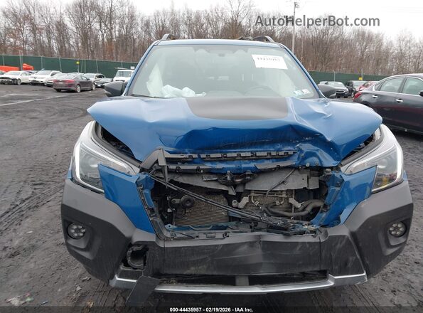 JF2SKAMC2NH418955 2022 SUBARU FORESTER Blue Widok zestawu wskaźników