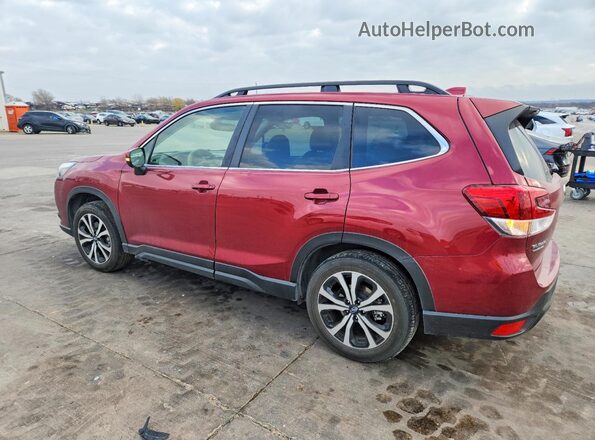 JF2SKANCXNH486807 2022 SUBARU FORESTER Maroon Tył lewy