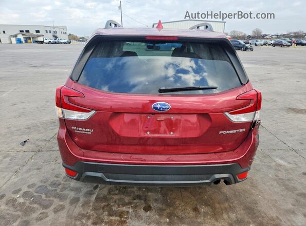 JF2SKANCXNH486807 2022 SUBARU FORESTER Maroon Widok z tyłu