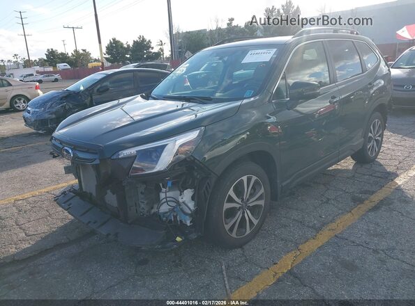 JF2SKAPC0NH519164 2022 SUBARU FORESTER Зеленый Передняя левая четверть