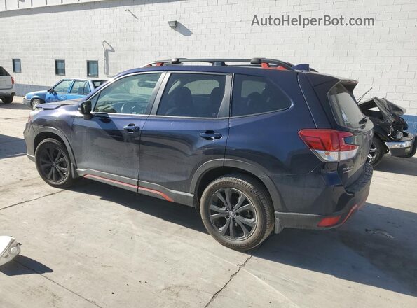 JF2SKAPC1KH564822 2019 SUBARU FORESTER Blue Trasero izquierdo