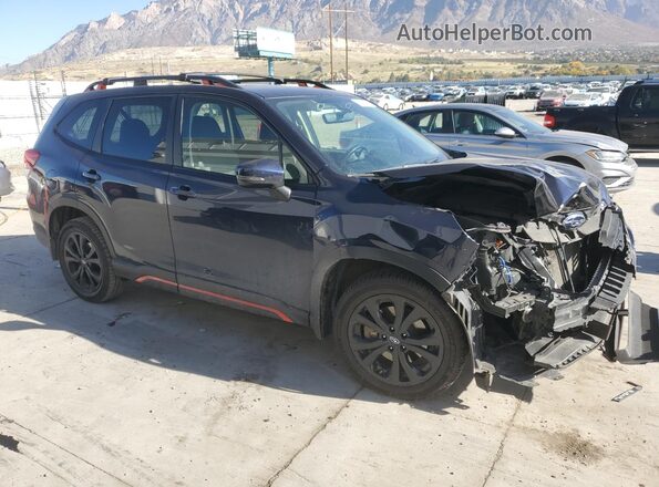 JF2SKAPC1KH564822 2019 SUBARU FORESTER Blue Delantero derecho
