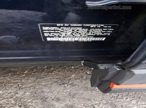 JF2SKAPC4KH418284 2019 SUBARU FORESTER Blue Vista de la etiqueta del VIN