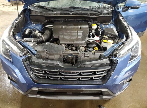 JF2SKAPC5NH403863 2022 SUBARU FORESTER Blue Vista del compartimento del motor