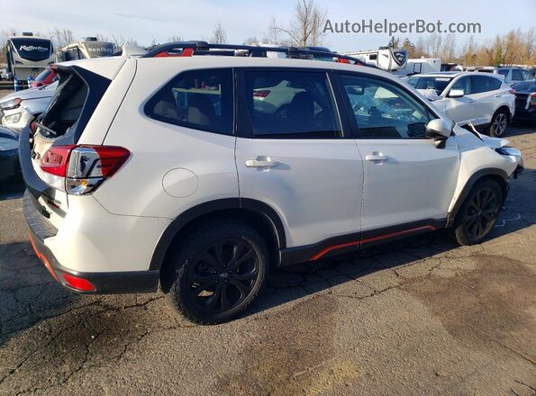 JF2SKAPC6KH489051 2019 SUBARU FORESTER Белый Задняя правая четверть