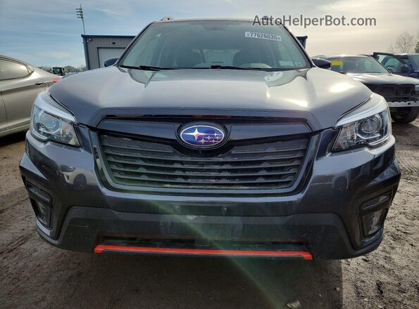 JF2SKAPC7KH414049 2019 SUBARU FORESTER Угольный Вид сзади
