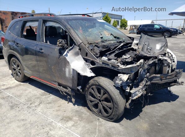JF2SKAPCXKH544424 2019 SUBARU FORESTER Gray Առջևի աջ