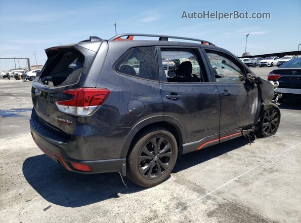 JF2SKAPCXKH544424 2019 SUBARU FORESTER Gray Հետևի աջ