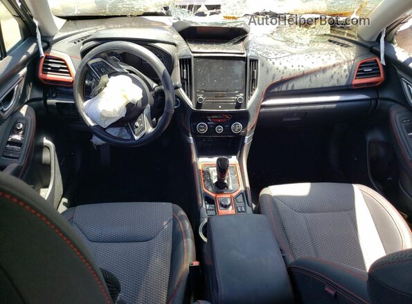 JF2SKAPCXKH544424 2019 SUBARU FORESTER Gray Առջևի վահանակի տեսք