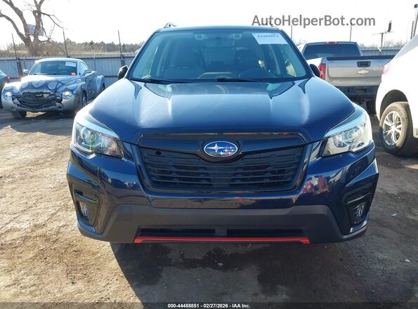 JF2SKARC8LH463176 2020 SUBARU FORESTER Синий Вид задней части салона