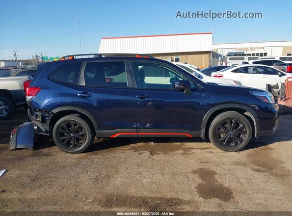 JF2SKARC8LH463176 2020 SUBARU FORESTER Синий Панорамный вид салона 360°
