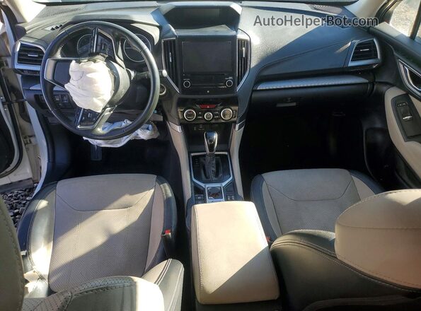 JF2SKASC0KH439561 2019 SUBARU FORESTER White Widok deski rozdzielczej
