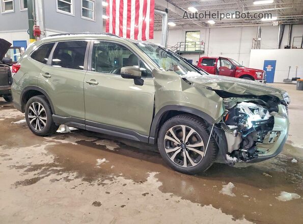 JF2SKASC7KH538393 2019 SUBARU FORESTER Green Առջևի աջ