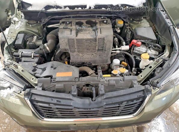 JF2SKASC7KH538393 2019 SUBARU FORESTER Green Շարժիչի բաժամունքի տեսք