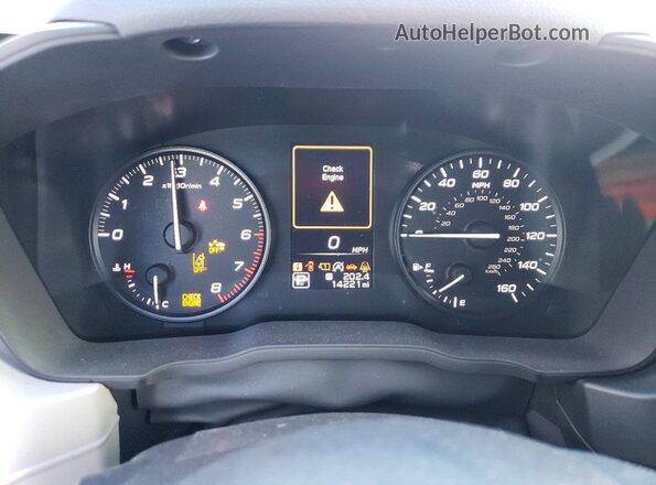 JF2SLDACXSH453810 2025 SUBARU FORESTER Gray Instrument cluster view
