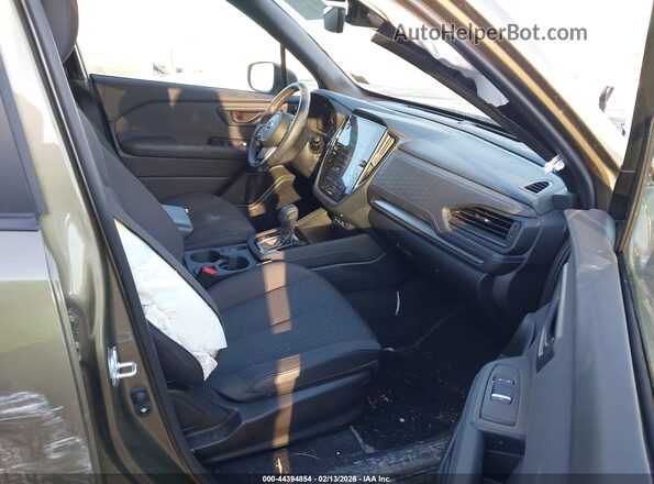 JF2SLDDC0SH503626 2025 SUBARU FORESTER Green Vista interior delantera