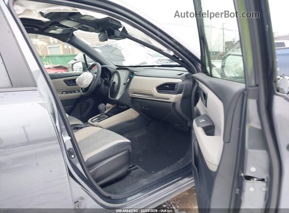 JF2SLDDC9SH431907 2025 SUBARU FORESTER Gray წინა სალონის ხედი