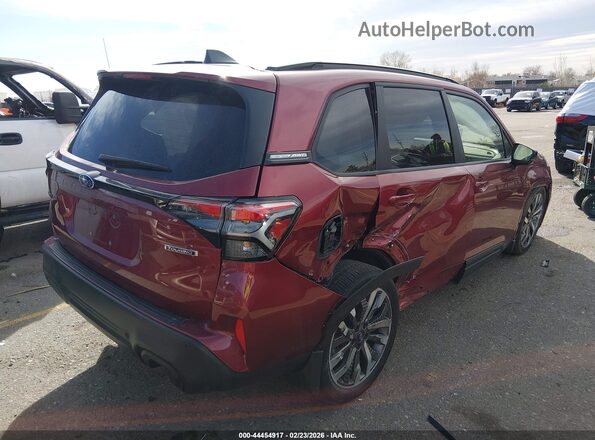 JF2SLDTC2SH421429 2025 SUBARU FORESTER Maroon Задня права чверть