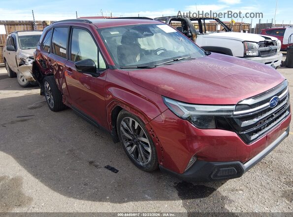 JF2SLDTC2SH421429 2025 SUBARU FORESTER Maroon Передня права чверть