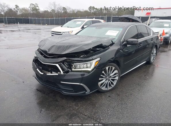JH4KC1F52JC000587 2018 ACURA RLX Черный Передняя левая четверть