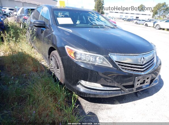 JH4KC1F53GC001613 2016 ACURA RLX Черный Передняя правая четверть