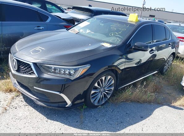 JH4KC1F53JC001165 2018 ACURA RLX Черный Передняя левая четверть