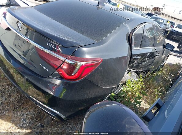 JH4KC1F53JC001165 2018 ACURA RLX Черный Задняя правая четверть